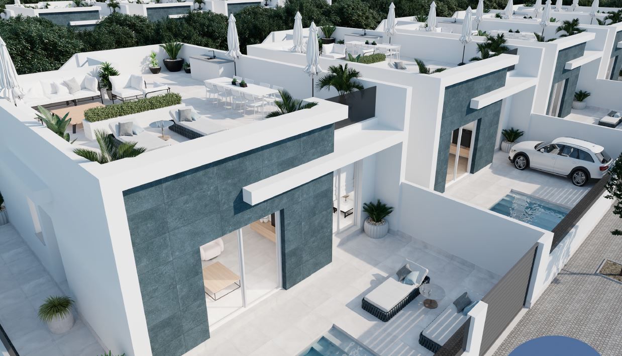 Superbe Villa Neuve de 3 chambres à Balsicas, Balsicas