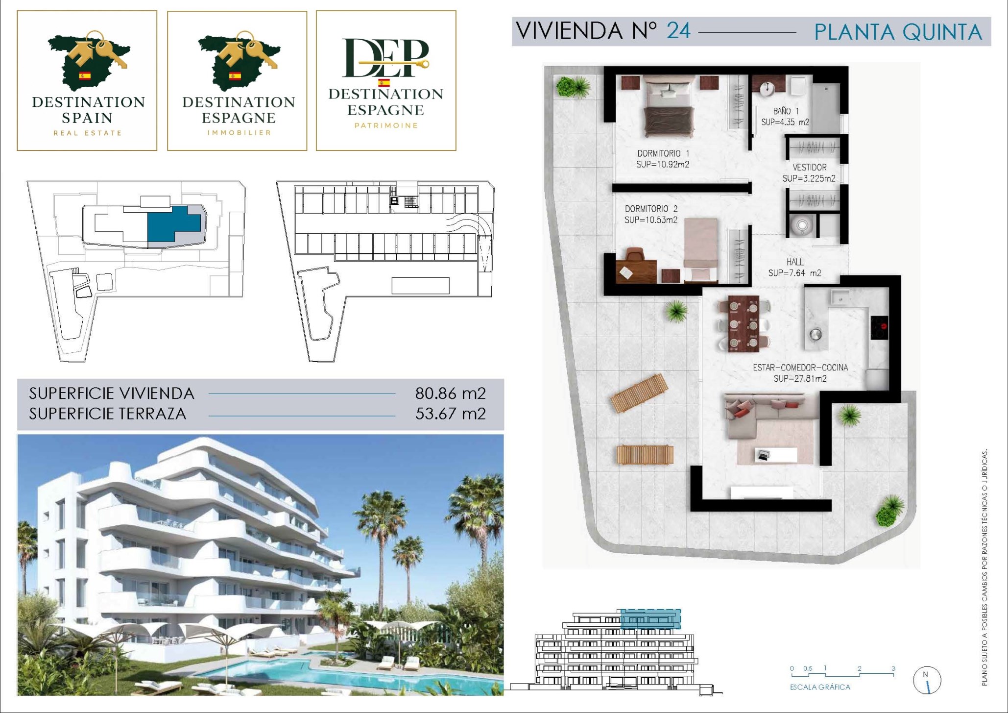 Appartement Touristique Penthouse de Luxe Neuf de 81 m2 à Mil Palmeras à Mil Palmeras — photo 12