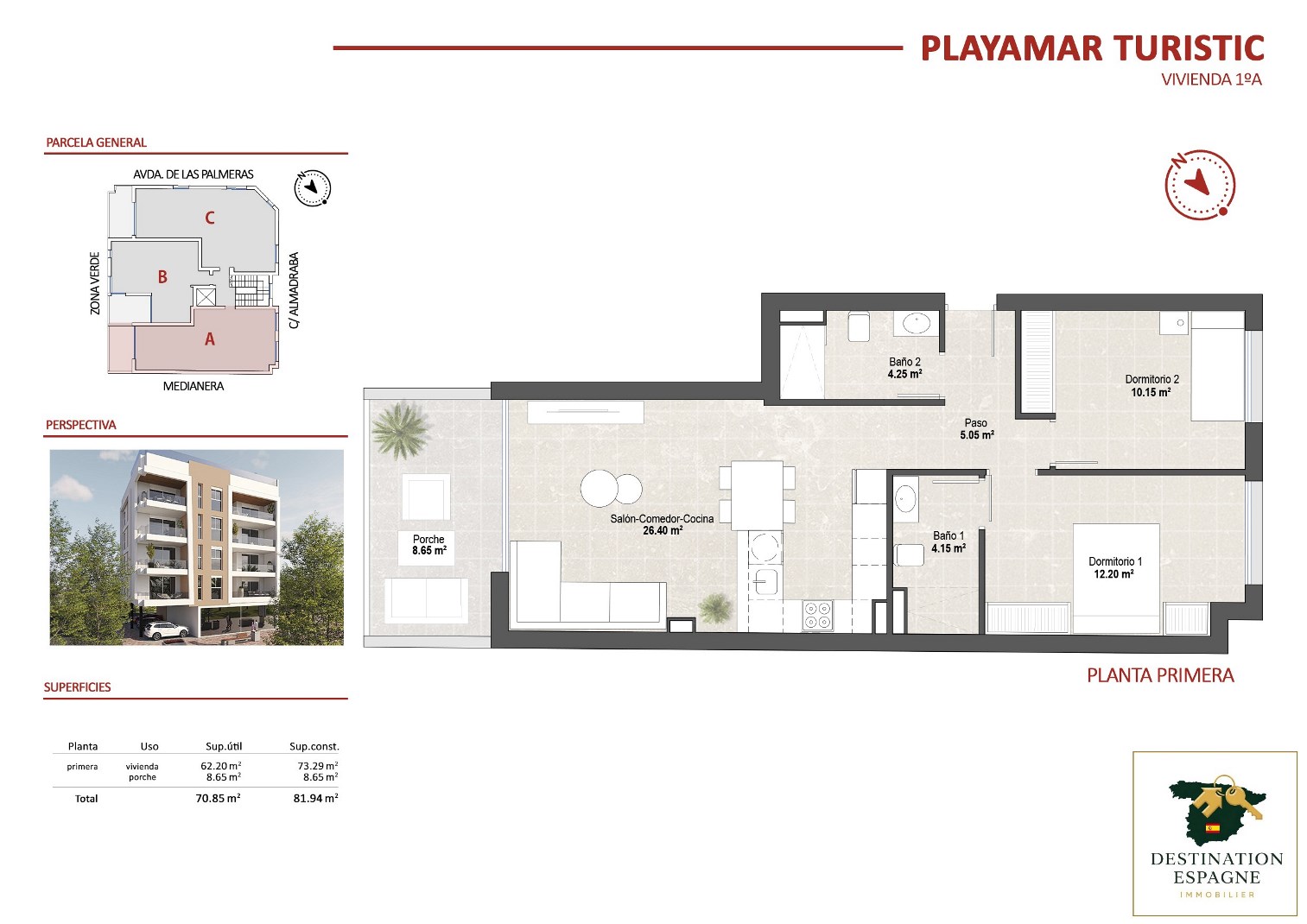 Appartement Touristique Neuf 2ème étage de 73 m2 à San Pedro del Pinatar à San Pedro del Pinatar — photo 16
