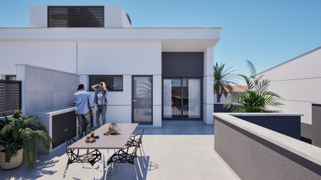 Belle Maison Mitoyenne Neuve de 128 m2 à Los Nietos à 70 m de la Plage. à Los Nietos — photo 4