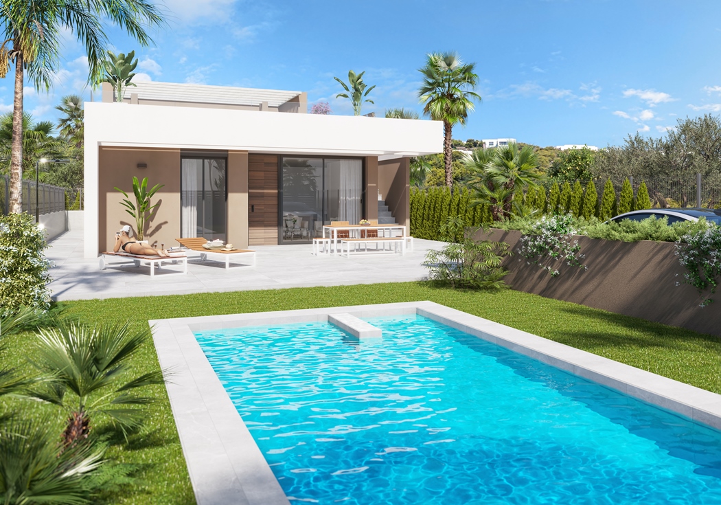 Superbe Villa Neuve de 3 chambres à Vera Playa en Andalousie, Vera Playa