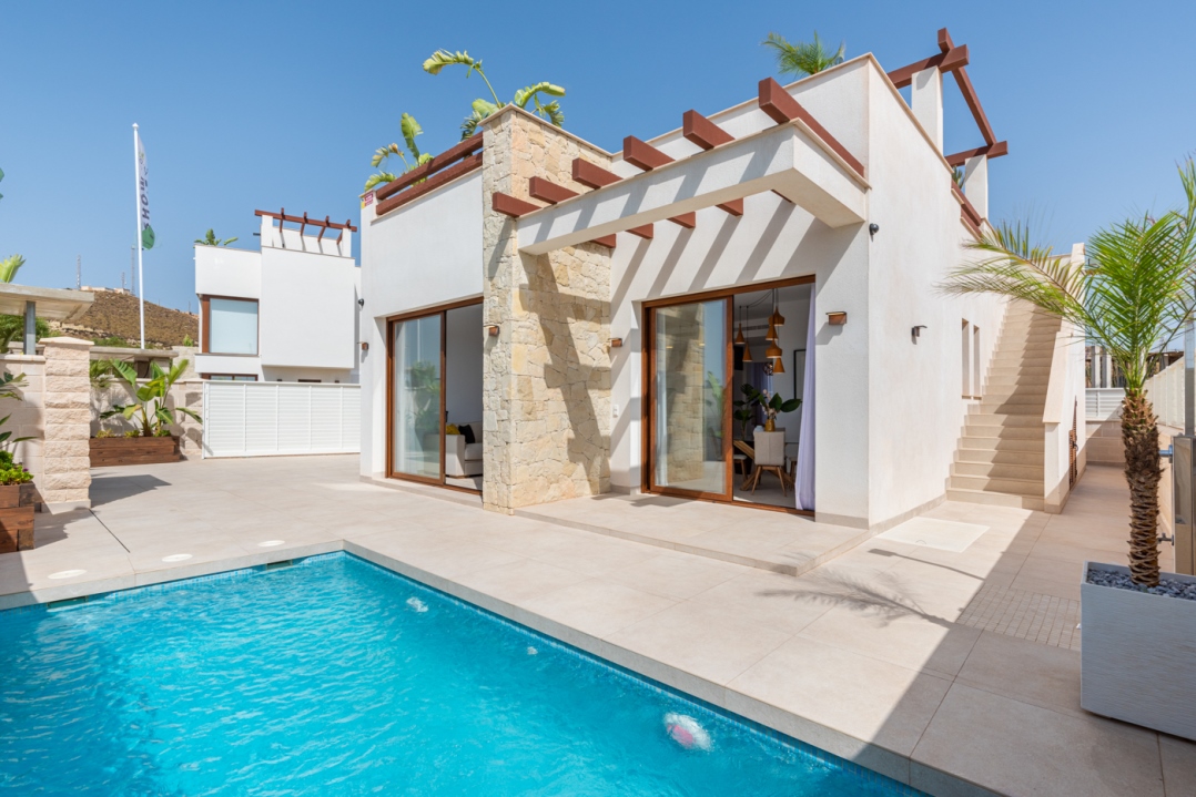 Superbe Villa Neuve de 2 chambres à 350 m des Plages à Vera Playa en Andalousie, Vera Playa