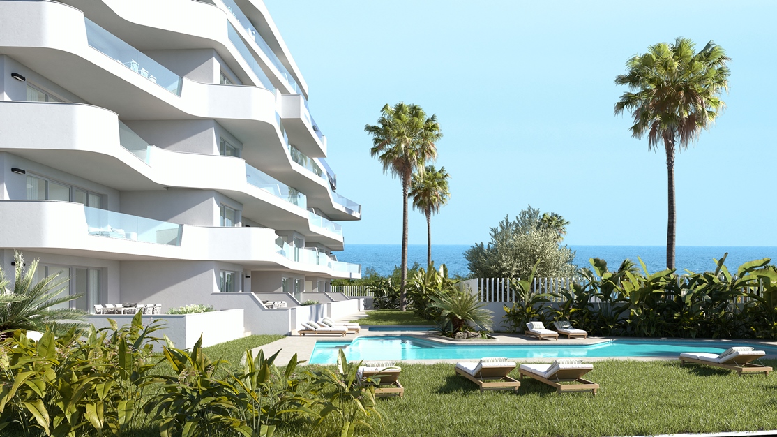 Appartement Touristique Penthouse de Luxe Neuf de 81 m2 à Mil Palmeras, Mil Palmeras